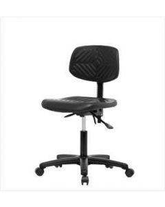 Neta ECOM Polyurethane Desk Height Chair - Nylon Base Tilt Casters Rugged