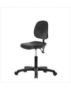 Neta ECOM Polyurethane Desk Height Chair - Medium Back Nylon Base Tilt