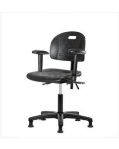 Neta ECOM Handle Polyurethane Desk Height Chair - Nylon Base Tilt Arms
