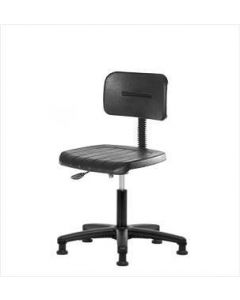 Neta ECOM Polyurethane Desk Height Chair - Nylon Base, Glides Rugged