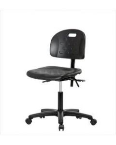 Neta ECOM Handle Polyurethane Desk Height Chair - Nylon Base Tilt Casters