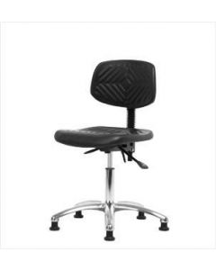 Neta ECOM Polyurethane Desk Height Chair - Chrome Base Tilt Glides
