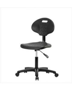 Neta ECOM Tulip Polyurethane Desk Height Chair - Nylon Base, Casters Rugged
