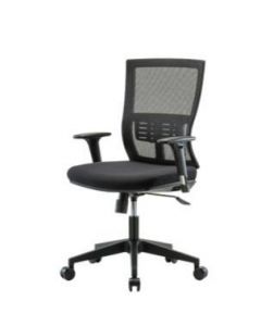 Neta ECOM Modern Mesh Desk Height Chair - Nylon Base Arms Casters