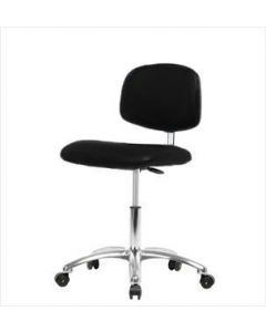 Neta ECOM Esd/Clean Room Vinyl Desk Height Chair - Chrome Base ESD