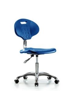 Neta ECOM Class 10 Clean Room Core Industrial Blue Polyurethane Desk Height