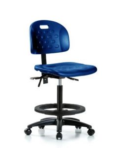 Neta ECOM Newport Industrial High Bench Height Chair, Weight Capacity: 300 lb