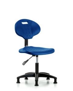 Neta ECOM Core Industrial Blue Polyurethane Desk Height Chair