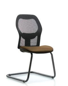 Neta ECOM Executive Windrowe Mesh Back Guest Chair Features Adjustable Lumbar Support