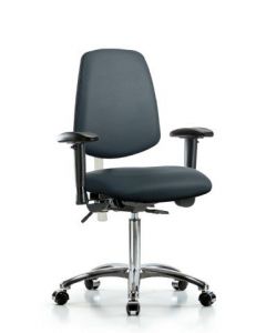 Neta ECOM Class 100 Vinyl Desk Height Clean Room Chair