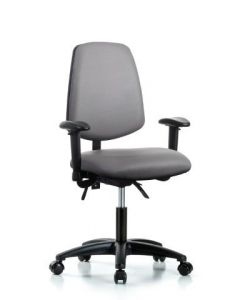 Neta ECOM Vinyl Desk Height Chair With Medium Adjustable Back