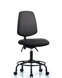 Neta ECOM Vinyl Desk Height Chair With Medium Back And Round Tube