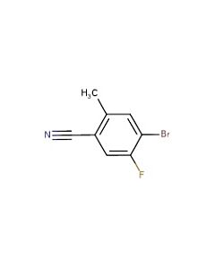 Oakwood 4-Bromo-5-Fluoro-2-Methylbenzonitrile 98% Purity, 5g