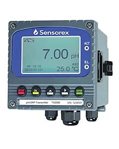 Antylia Oakton Sensorex TX2000 1/4-DIN pH/ORP Transmitter/Controller; 100-240 VAC