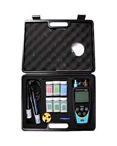 Antylia Oakton Environmental Express PC 100 Portable pH/Conductivity Meter Kit with pH, Conductivity, and ATC Probes, Case, and Solutions