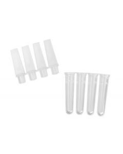 Corning Axygen 0.1 mL Polypropylene PCR Tube Strips and Caps, 4 Tubes/Strip, 4 Caps/Strip, Clear, Nonsterile