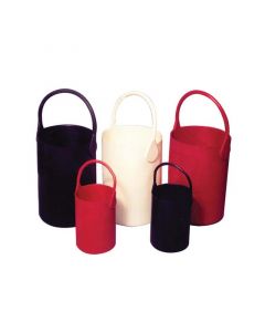 Qorpak Small Red Bottle Tote Safety Carrier: 500 Ml And 1,000ml (1 Liter) Bottles