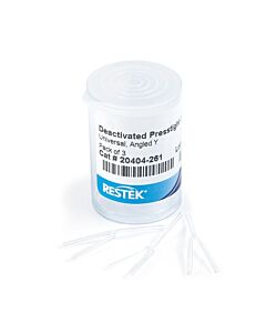 Restek Universal Angled "Y" Press-Tight Connector, Deactivated, 3-pk.
