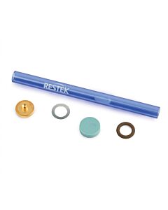 Restek FastPack Inlet Kit for Agilent GCs, 4 mm Topaz Straight Liner w/Wool, Pack of 5 Kits