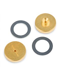 Restek Replacement Inlet Seals, 0.8 mm, Gold-Plated, for Agilent GCs, 2-pk.