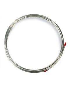 Restek Rinsed and Cleaned 304 Stainless-Steel Tubing, 0.210" ID x 1/4" OD, Sold by the ft, Min Length 101 ft, Max Coil Length 750 ft