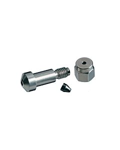 Restek Injector Nut Kit for Shimadzu 17A, 2010, 2014, and 2030 GCs, Stainless Steel