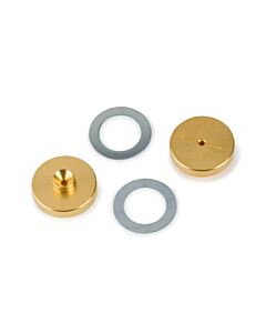 Restek Replacement Inlet Seals, 0.8 mm, Gold-Plated, for Thermo TRACE 1300/1310, 1600/1610 and/or PerkinElmer Clarus 590/690 GCs, 2-pk.