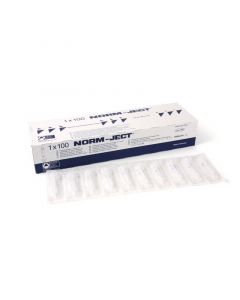 Restek Norm-Ject Plastic Syringe 3ml Luer Slip Centric Tip 100pk