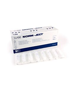 Restek Norm-Ject Plastic Syringe, 10 mL Luer Slip Eccentric Tip, 100-pk.