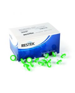 Restek 13 mm Syringe Filter, 0.22 µm, PES, Green, 100-pk.