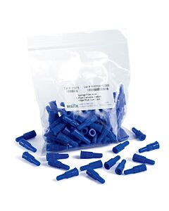 Restek 4 mm Syringe Filter, 0.45 µm, Cellulose Acetate, Blue, Luer-Lock, 100-pk.