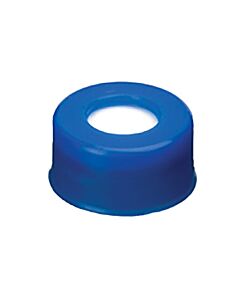 Restek Poly Crimp-Top/Snap-Top Caps and PTFE/Silicone Septa, Blue, 2.0 mL, 11 mm, 1000-pk.