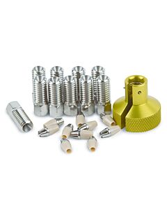 Restek EXP2 Fitting (10 Nuts, 10 Ferrules, 1 Driver) for 1/16" OD Stainless-Steel Tubing, 10-pk.