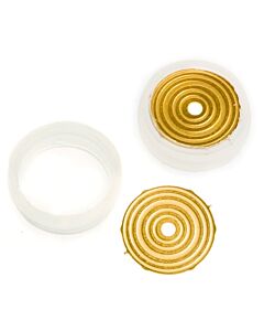 Restek Gold Disk Seals & Caps, for Agilent 1050, 1100, 1200, 1220, 1260, 1290 HPLC Systems, Replaces Restek# 25140, 2-pk.