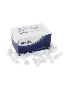 Restek 13 mm Syringe Filter, 0.45 µm, PTFE, White, 100-pk.