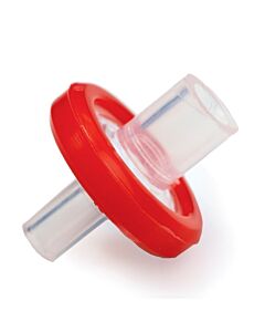 Restek 13 mm Syringe Filter, 0.22 µm, Cellulose Acetate, Red, Luer-Lock, 100-pk.