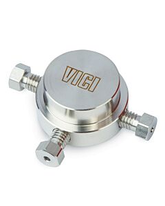Restek Stainless-Steel Valco Tee for UHPLC, 0.75 mm Bore, 20,000 psi, ea.