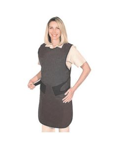 RPI Lead Apron, Versa-Adjustable, 24 Inches Wide, 32 Inches Long, Gray
