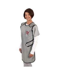 RPI Lead Apron, Adjust-A-Fit, 24 Inches Wide, 36 Inches Long, Gray