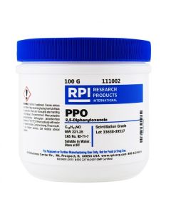 RPI Ppo [2, 5-Diphenyloxazole], Scintillation Grade, 100 Grams