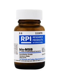 RPI Bis-Msb [1,4-Bis-(O-Methylstyryl)-Benzene], Scintillation Grade, 5 Grams