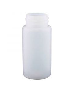 RPI High Density Polyethylene Vials, 20ml Capacity, 22mm Poly Lined Plastic Screw Caps, White, 500 Per Case