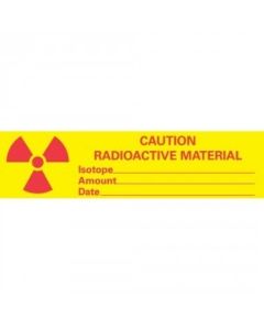 RPI Caution Radioactive Materials Tap