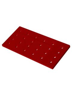 RPI Jtr Press-To-Seal Silicone Isolator, 2.0mm Thick, 2.5mm Diameter, 25 Per Pack