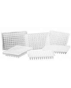 RPI Raised Rim Pcr Plate, 250 Ul, Compatible With Corning, Natural, 50 Per Package
