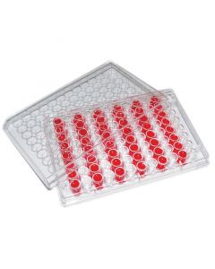 RPI 96 Well Assay Plate, Sterile, Flat Bottom With Lid, Individually Wrapped, 100 Per Case