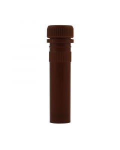 RPI Amber Micro-Centrifuge Tubes With Screw Caps, 1.5 mL, Free Standing Bottom, 500 Per Case