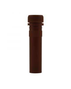RPI Amber Micro-Centrifuge Tubes With Screw Caps, 0.5 mL, Free Standing Bottom, 500 Per Case