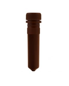 RPI Amber Micro-Centrifuge Tubes With Screw Caps, 2.0 mL, Conical Bottom, 500 Per Case