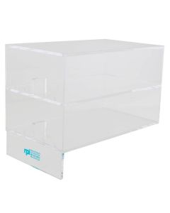 RPI Pipet Box Organizer, Horizontal, 4 Box Capacity Of 16 1/2 Inch Long Pipet Boxes